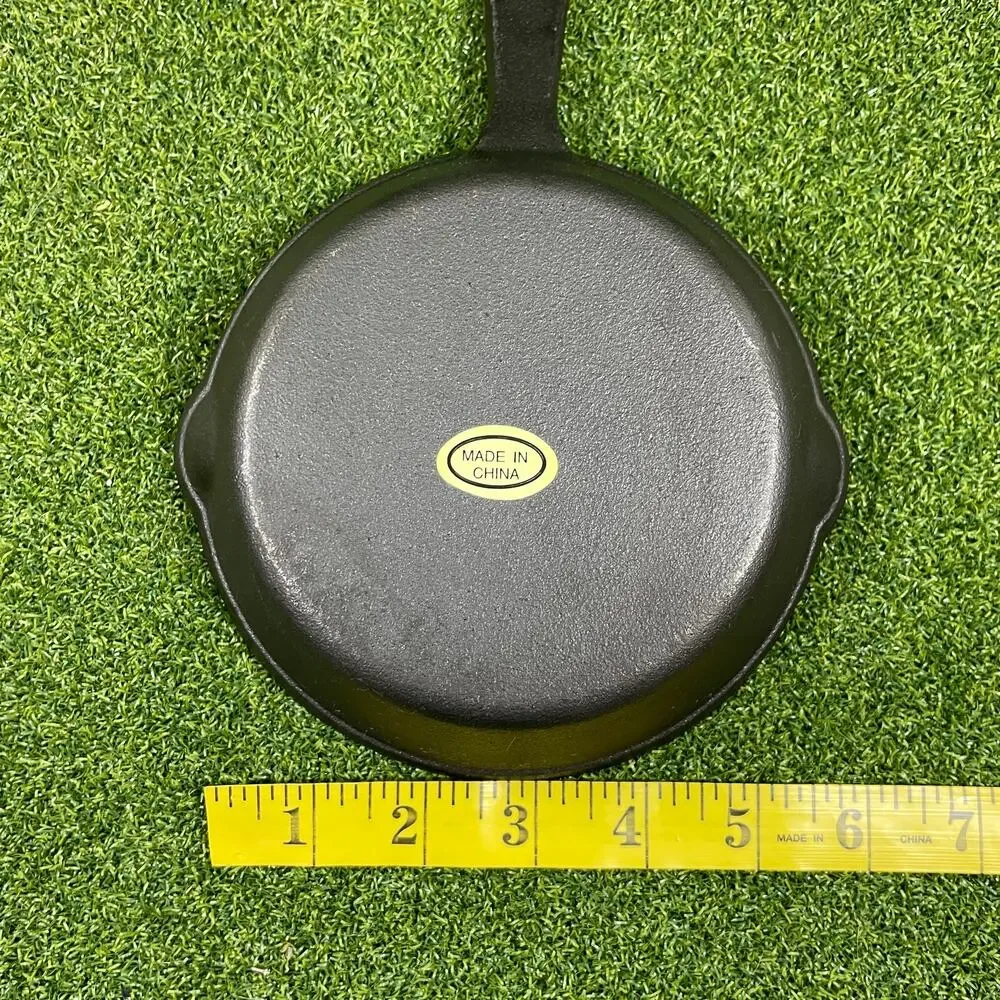 Cast Iron Deep Skillet Black 6